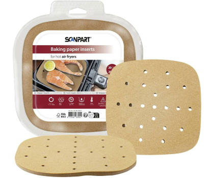 Wyposażenie kuchni Scanpart Papier do air frayer perforowany 20x20 cm 100 szt.